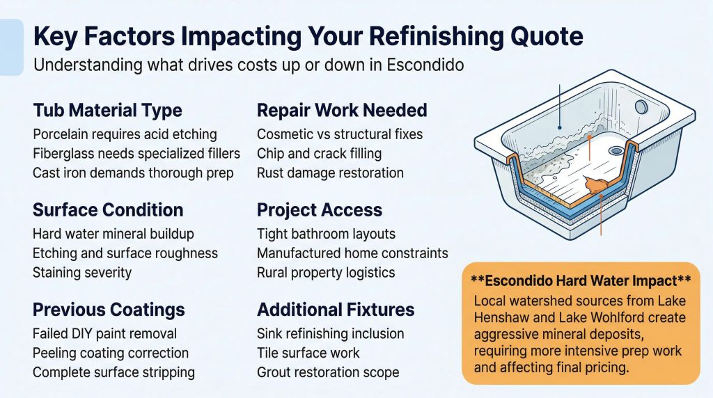 bathtub refinishing cost
