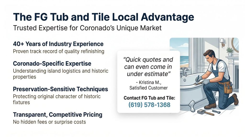 bathtub refinishing cost coronado