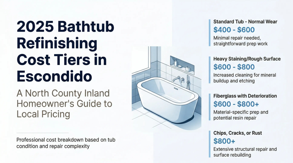 bathtub refinishing cost escondido