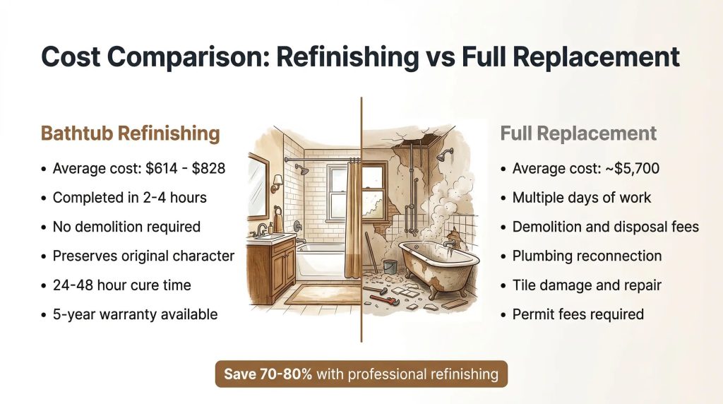 bathtub refinishing cost la mesa