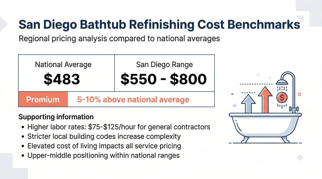 bathtub refinishing cost san diego