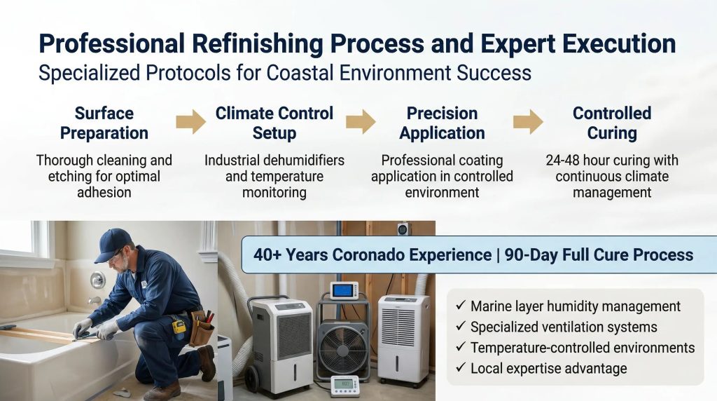 bathtub refinishing timing coronado