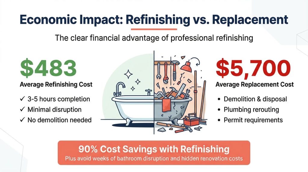 bathtub replacement costs