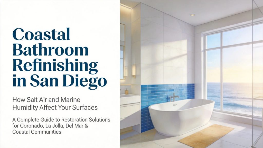 coastal bathroom refinishing in san diego