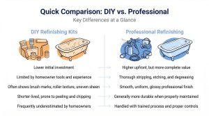 diy bathtub refinishing vs professional