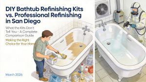 diy bathtub refinishing vs professional in san diego