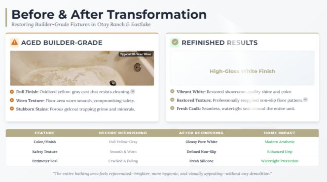 fiberglass tub refinishing otay ranch and eastlake 