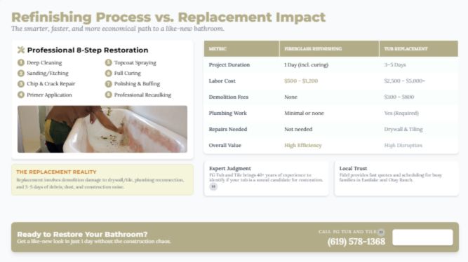 fiberglass tub refinishing