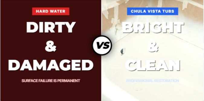 hardwater destroying bathtubs chula vista