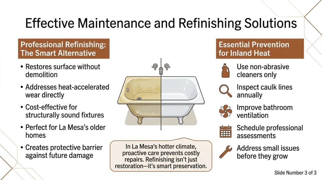 la mesas inland heat affects bathroom fixtures