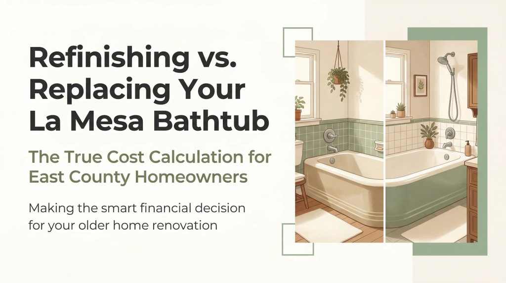 refinishing vs replacing your la mesa bathtub