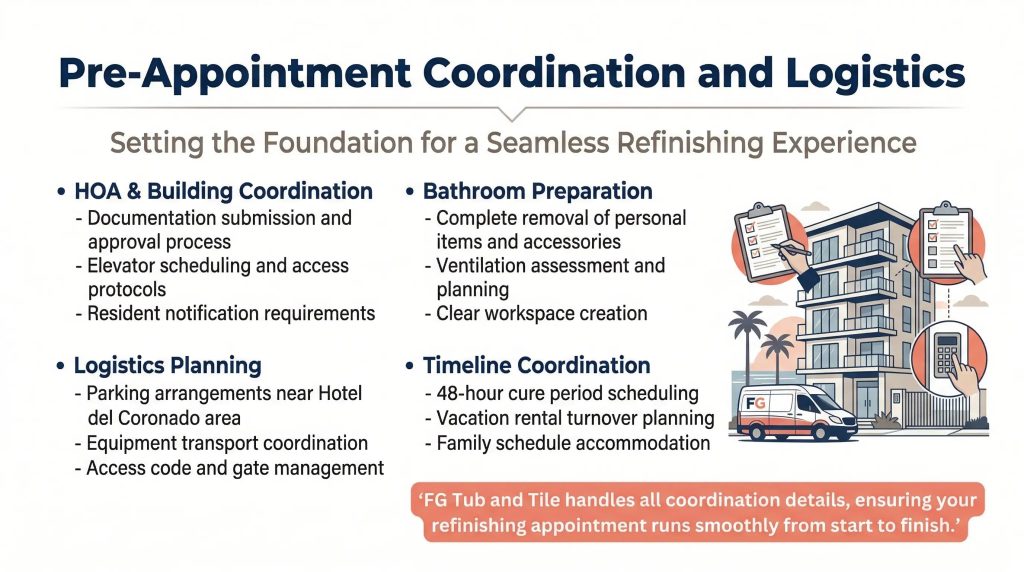 Gemini said tub refinishing appointment in coronado