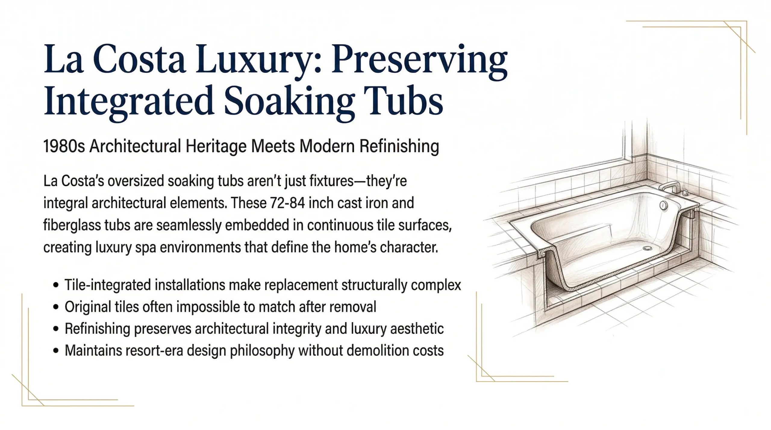 bathtub refinishing vs bathroom remodel carlsbad