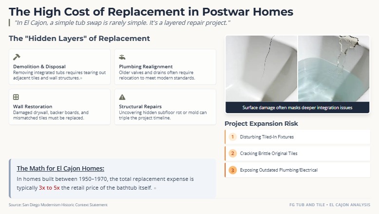 bathtub refinishing vs replacement 