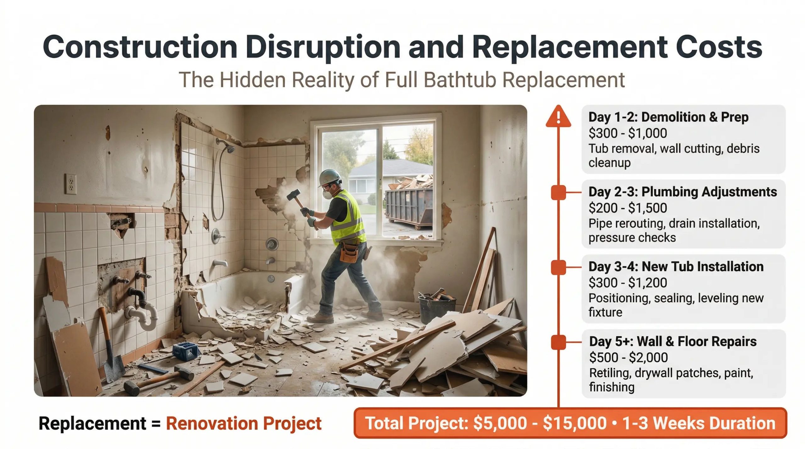 bathtub refinishing vs replacement vista