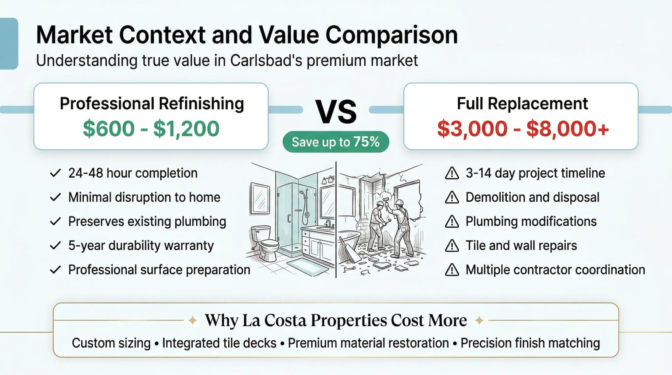 carlsbad bathtub refinishing cost