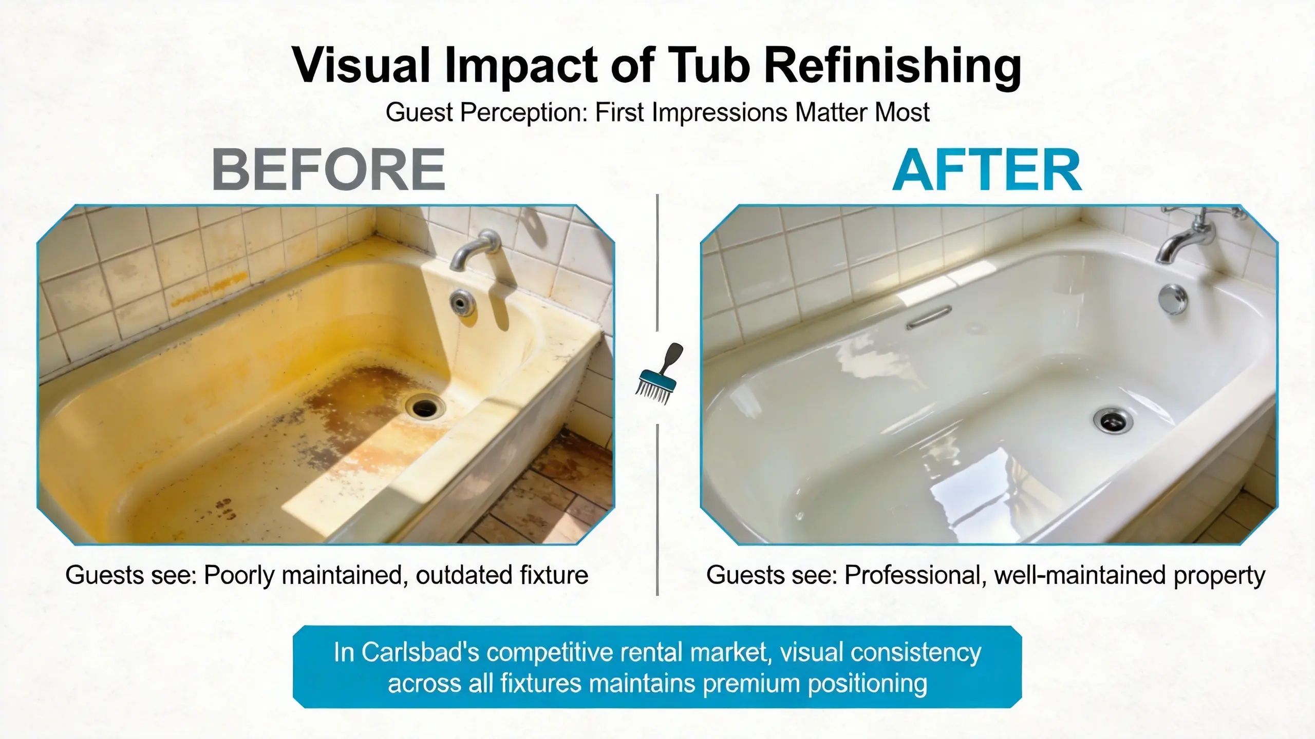 carlsbad rental bathtub refinishing