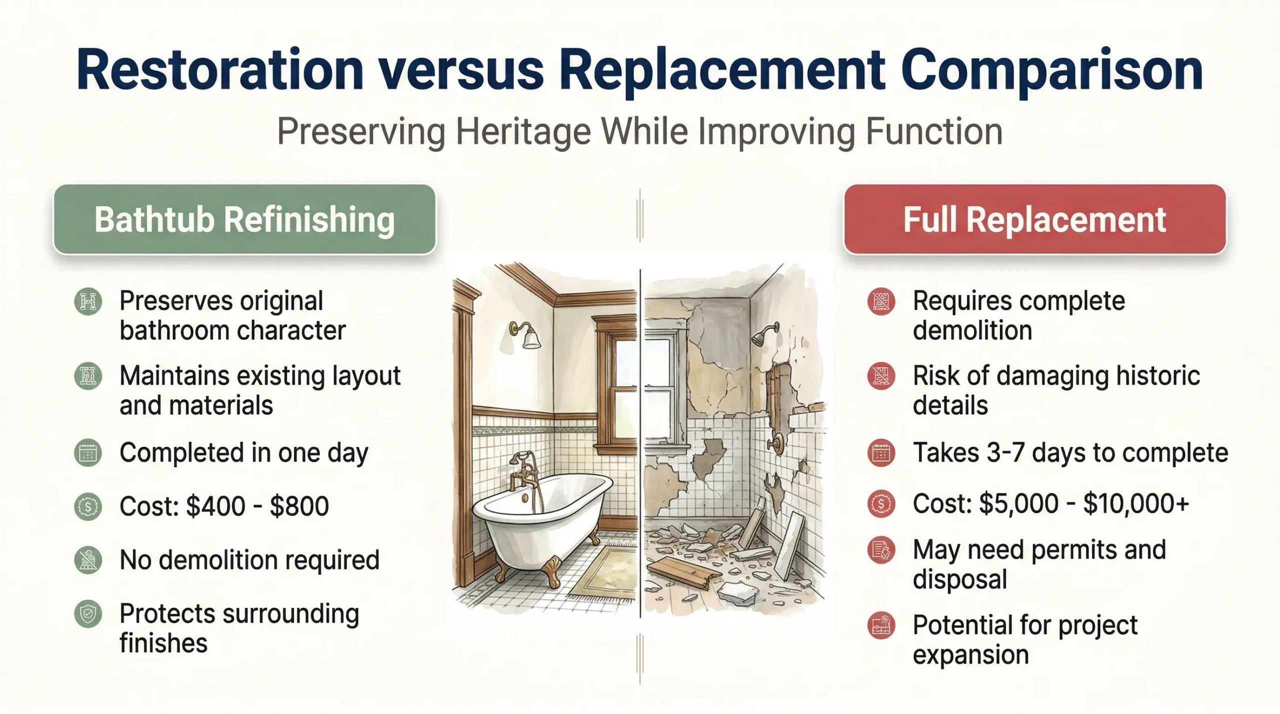 historic home bathtub refinishing vista 