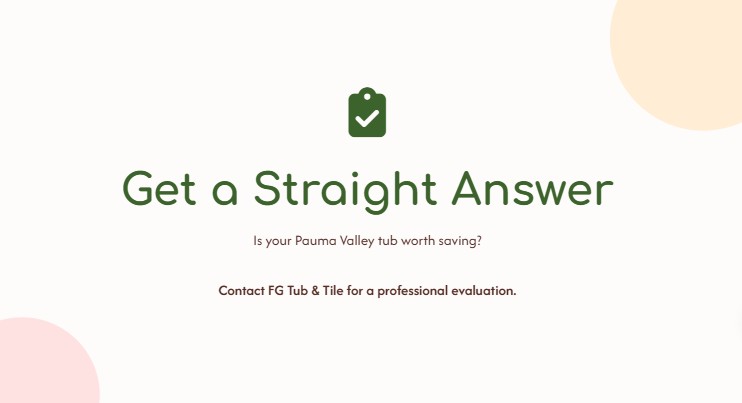 is bathtub refinish worth it pauma valley ca