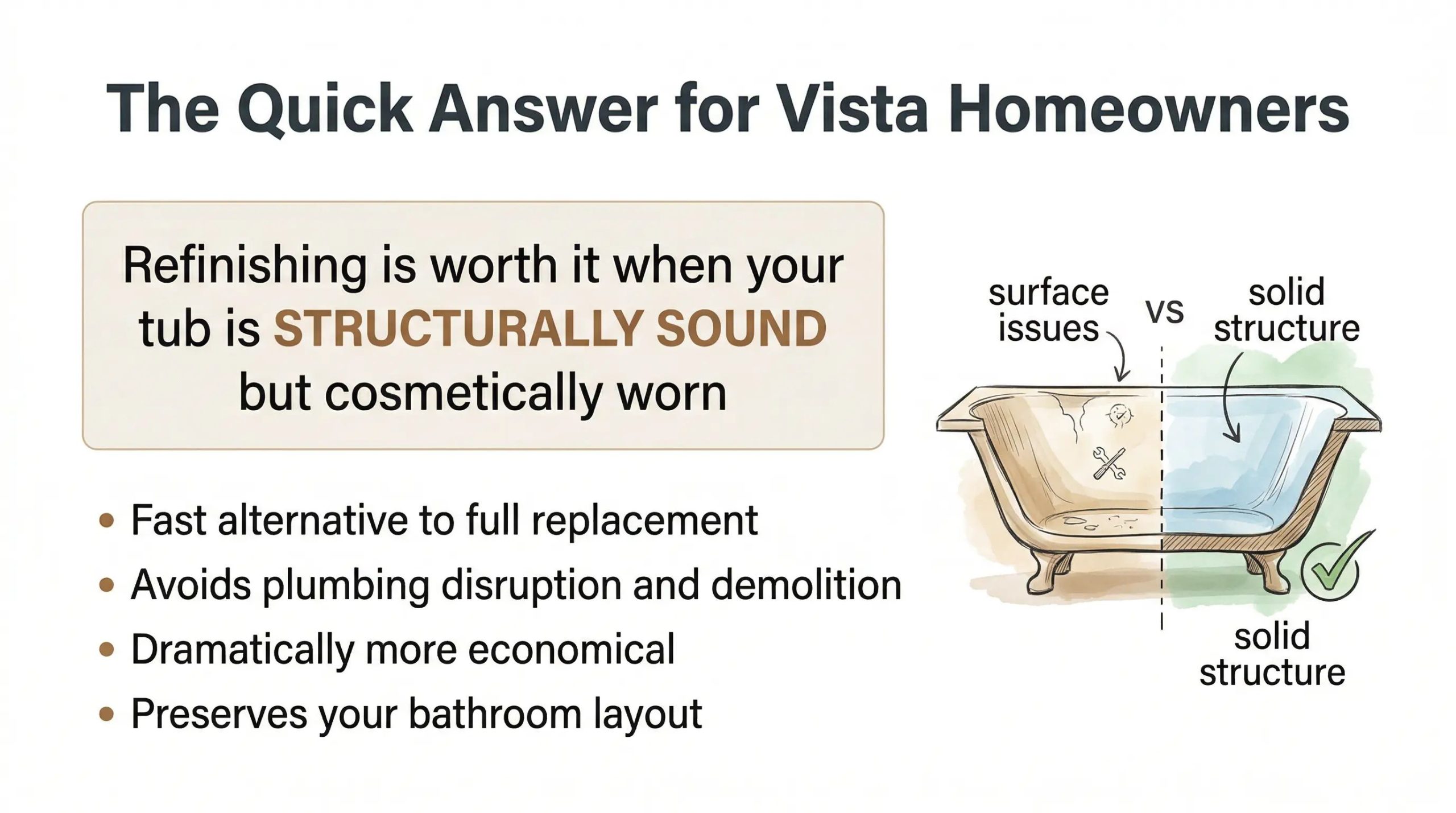 is bathtub refinishing worth it vista