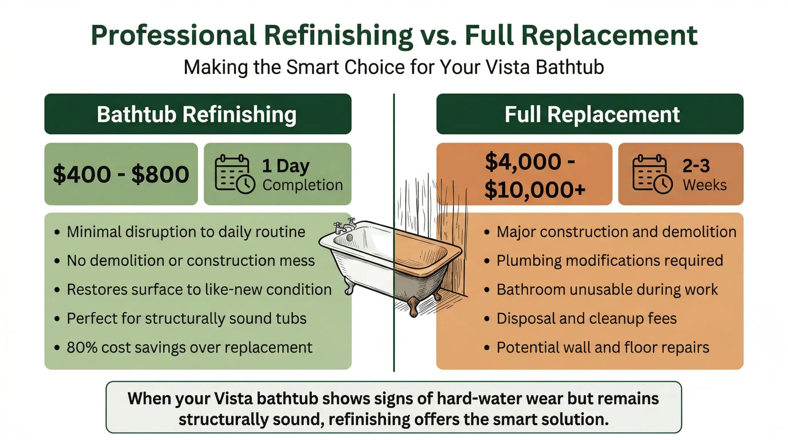 water bathtub damage vista ca